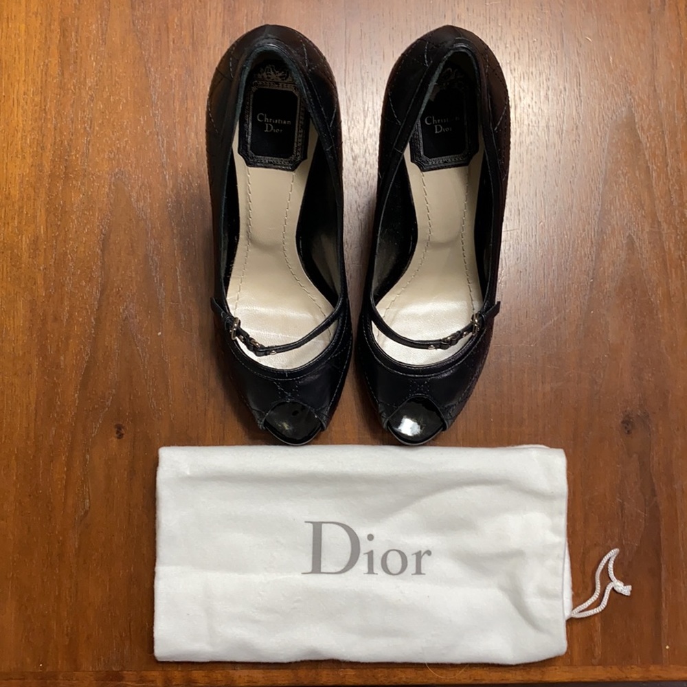 DIOR Cannage Buckle Pumps